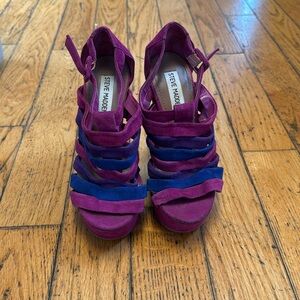 Steve Madden colorblock heels